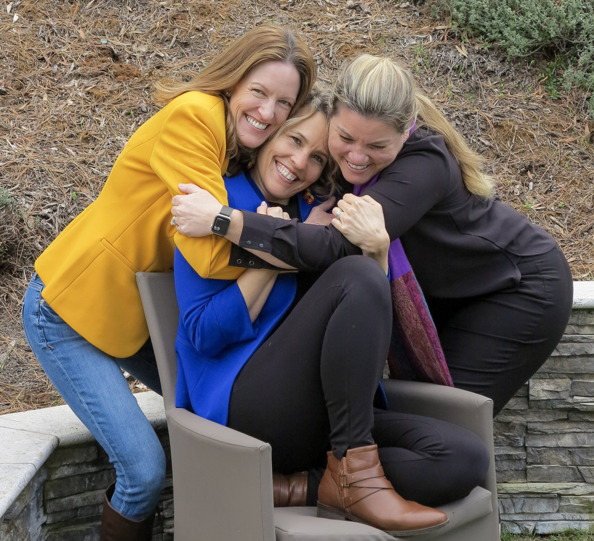 Group Photo Hug